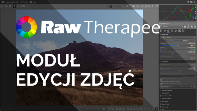 RawTherapee - moduł edycji zdjęć