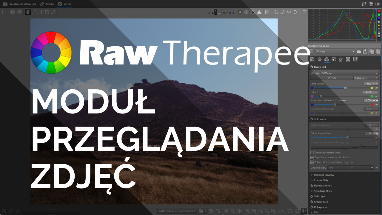 RawTherapee - moduł przeglądania zdjęć RawTherapee - moduł przeglądania zdjęć