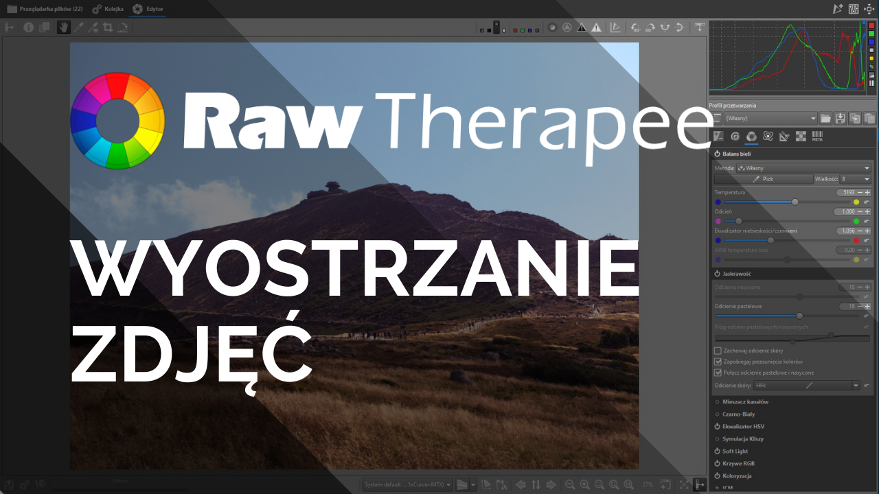 RawTherapee na ostro