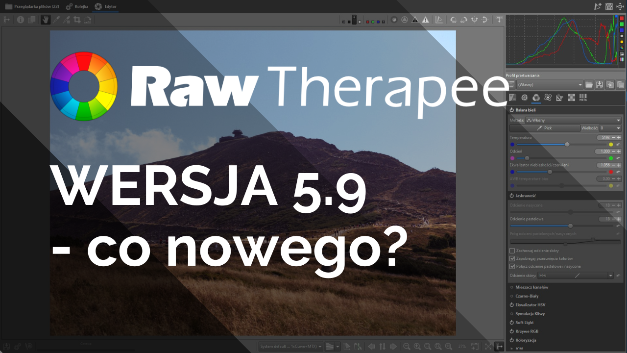 Rawtherapee - nowości w wersji 5.9 Rawtherapee - nowości w wersji 5.9